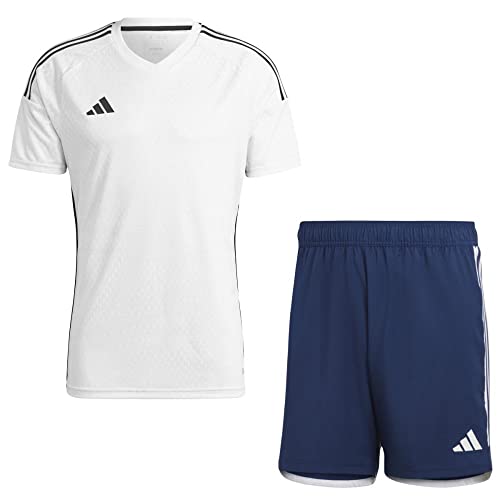 adidas Fußball Tiro 23 Competition Match Trikotset Trikot Shorts Herren weiß Navy Gr XL von adidas