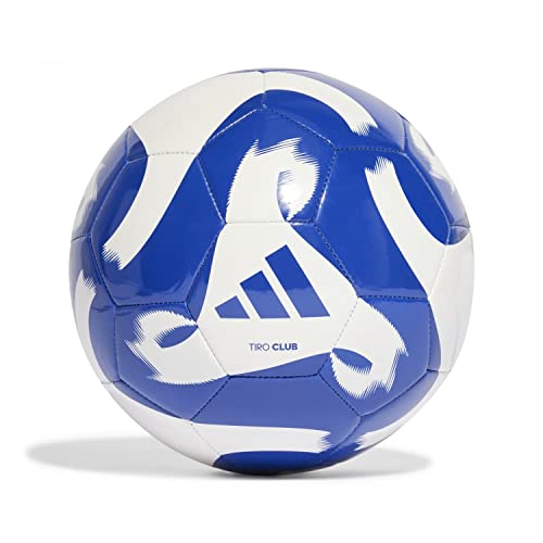 Adidas Unisex Ball (Machine-Stitched) Tiro Club Football, White/Team Royal Blue, HZ4168, 4 von adidas