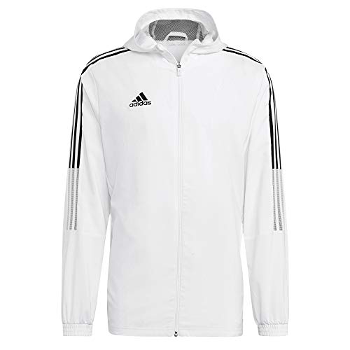 Adidas Herren Tiro21 Fußballjacke, White, l von adidas