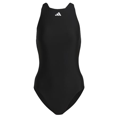Adidas HR6474 SOLID Tape Suit Swimsuit Damen Black/White Größe 50 von adidas