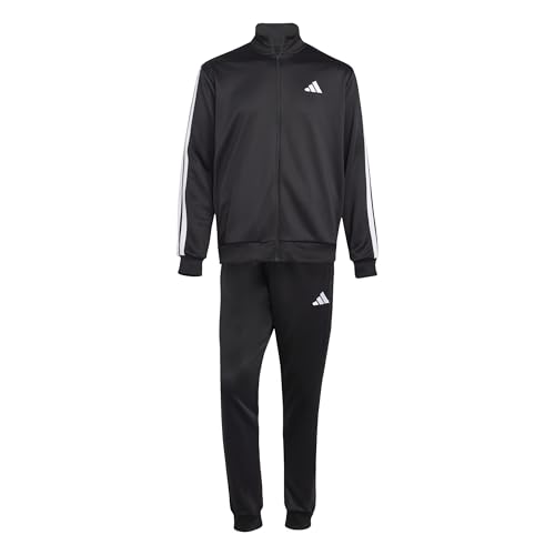 adidas Herren 3 STRIPES FRENCH TERRY TRACKSUITS, black, XXL von adidas