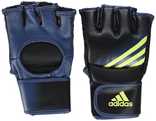adidas Herren ADICSG041 Kampf-Handschuhe, Mehrfarbig (Schwarz/Blau/Gelb), Large von adidas