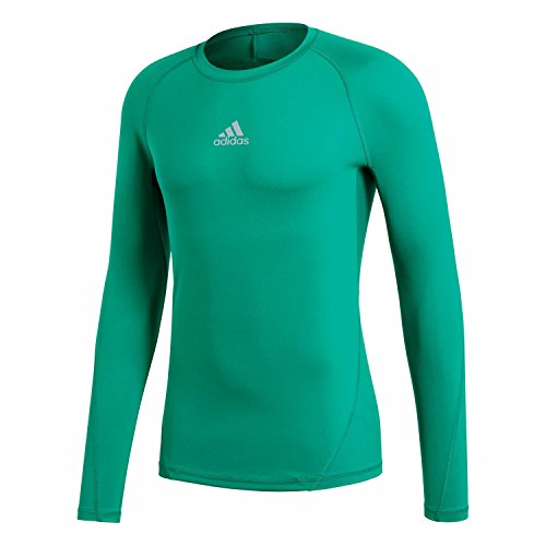 adidas Herren Trainingsshirt Alphaskin Sport Longsleeve, Bold Green, M, CW9504 von adidas