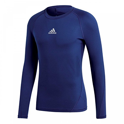 adidas Herren Alphaskin Sport Longsleeve Trainingsshirt, Dark Blue, M von adidas