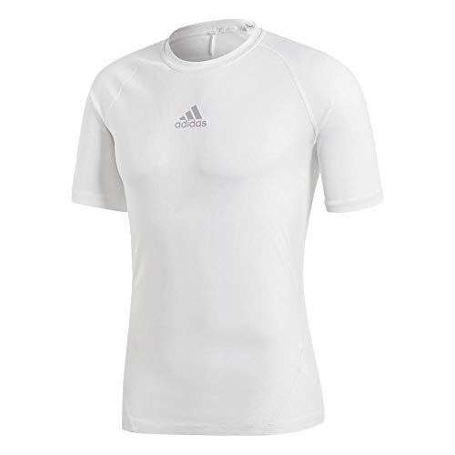adidas Herren Trainingsshirt Alphaskin Sport, White, S, CW9522 von adidas