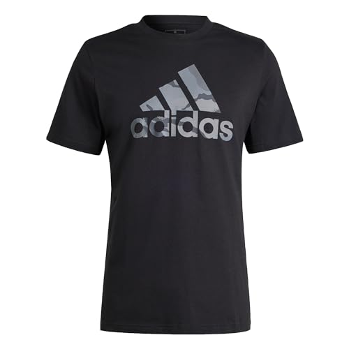 adidas Men's Camo Badge of Sport Graphic Tee T-Shirt, Black, XL von adidas