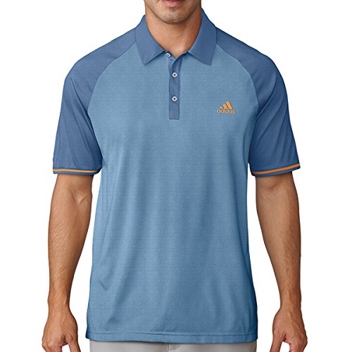 adidas Herren Climacool Athletic Raglan Poloshirt, Blau, S von adidas
