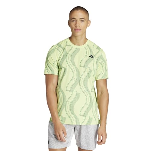 adidas Men's Club Tennis Graphic Tee T-Shirt, Pulse Lime/preloved Green, XL von adidas