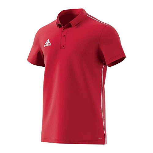 adidas Herren Core 18 Poloshirt, Power Red/White, L von adidas