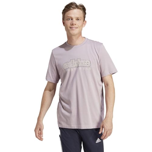 adidas Men's Growth Sportswear Graphic Tee T-Shirt, preloved fig, S von adidas