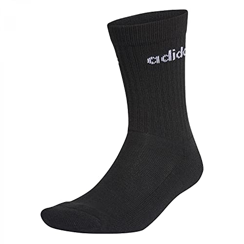 Adidas Unisex-Adult HC Crew 3PP Socks, Black/White, M von adidas