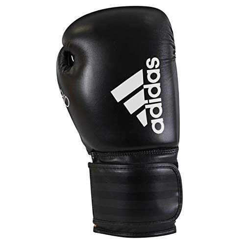 adidas Herren Hybrid 50 Boxhandschuhe, schwarz/weiß, 8 oz von adidas