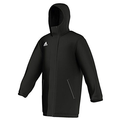 adidas Herren Jacke/Anoraks Coref std Jacket Stadionjacke, Black/White, S von adidas