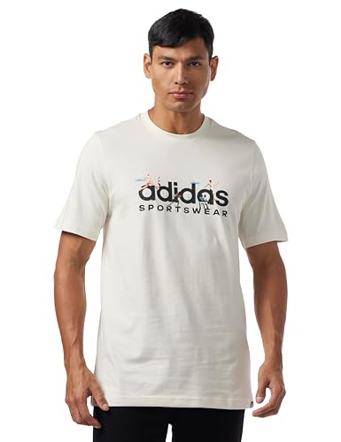 adidas Men's Landscape Sportswear Graphic Tee T-Shirt, Non-Dyed, S von adidas