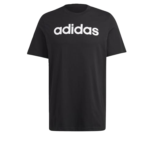 adidas Herren Essentials Single Langarm T-Shirt, Black, XXL von adidas