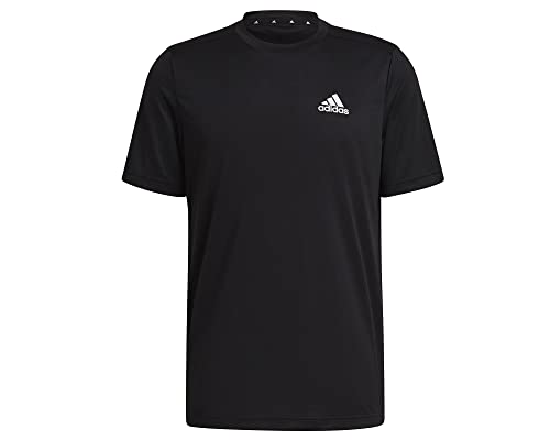 adidas Herren M Pl T Shirt, Schwarz/Weiß, L EU von adidas