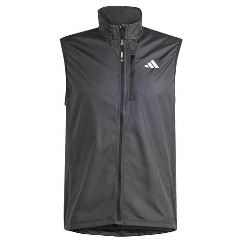 adidas Men's Own The Run Vest Jacke, Black, XXL von adidas