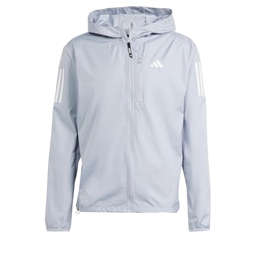 adidas Men's Own The Run Jacket Jacke, Halo Silver, XL von adidas