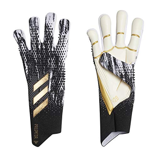 adidas Herren Pred Pro Handschuhe, Black/White/Goldmt, 12 von adidas
