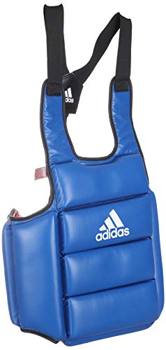 adidas Herren Reversible Boxing Chest Guard Body Protector, blau/rot, 5/180 von adidas
