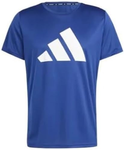 adidas Men's Run It Tee T-Shirt, Dark Blue, L von adidas