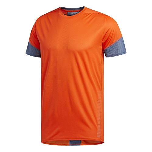 adidas Herren Shirts 25/7 T-Shirt - Orange, Grau, orange, S, EI6322 von adidas