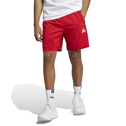 adidas Herren Aeroready Essentials Chelsea 3-Stripes Shorts, Better Scarlet/White, 3XL von adidas