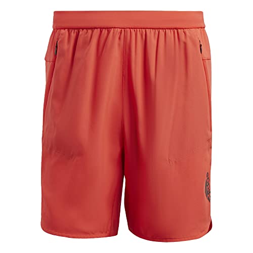 Adidas Herren Shorts (1/2) M D4T Short, Bright Red, IC2046, M 7" von adidas
