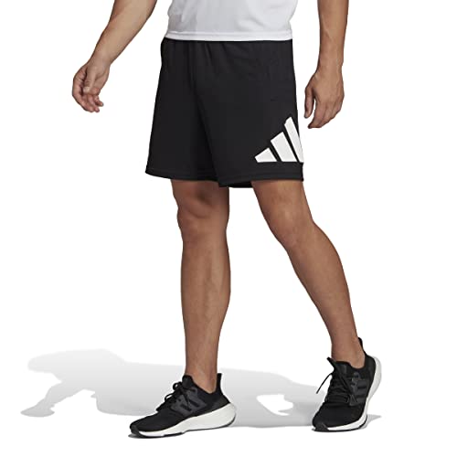 adidas Herren Shorts (1/2) Tr-Es Logo SHO, Black/White, IB8121, L 9" von adidas