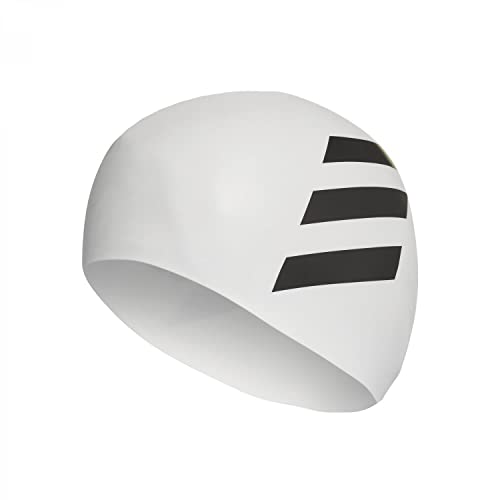 adidas Herren Silicon 3S Cap Badekappe, White/Black, Normal Size von adidas