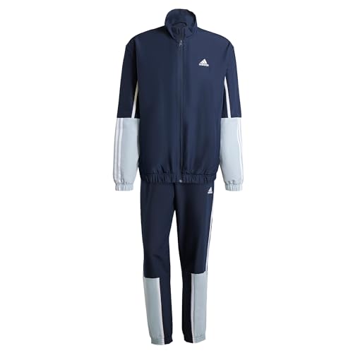 adidas Men's Sportswear Colorblock 3-Stripes Track Suit Trainingsanzug, Legend Ink, S von adidas