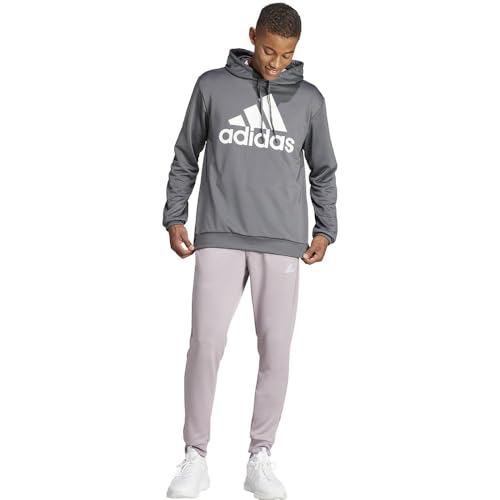 adidas Men's Sportswear French Terry Hooded Track Suit Trainingsanzug, Grey Five, L von adidas