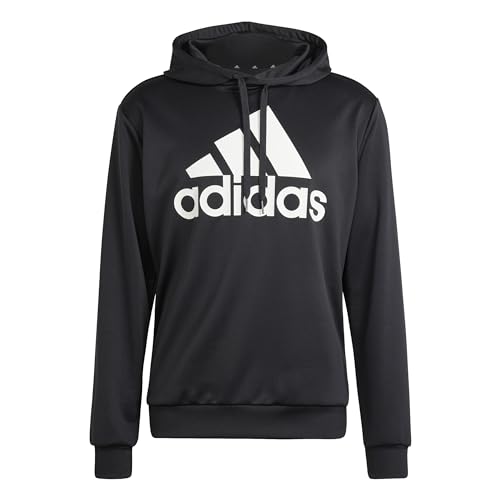 adidas Men's Sportswear French Terry Hooded Track Suit Trainingsanzug, Black, L von adidas