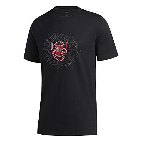 adidas Herren T-Shirt Donovan Logo T-Shirt, Black, M, GE4126 von adidas