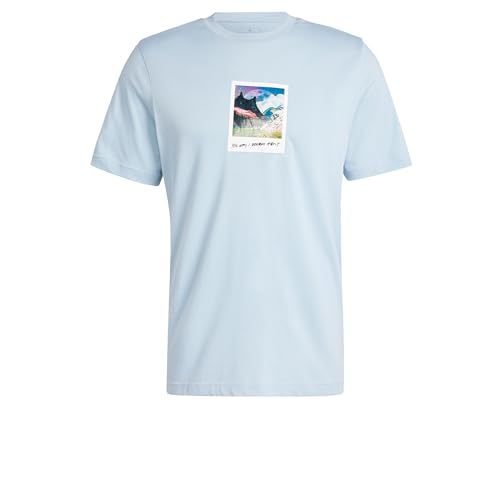adidas Men's All Day I Dream About. Graphic Tee T-Shirt, Wonder Blue, M von adidas