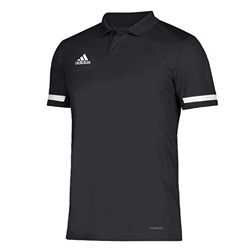 adidas Herren Team 19 Polo Shirt Hemd, Schwarz-Weiss, S von adidas