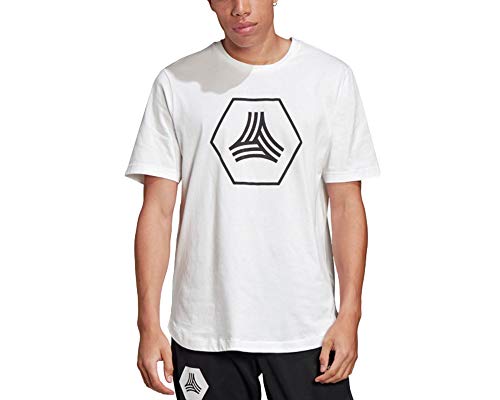 adidas Herren TAN Logo Tee T-Shirt, Weiß, XS von adidas