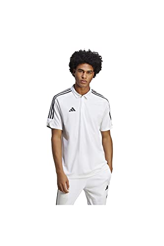 adidas Herren Tiro23 L Polo Poloshirt (Short Sleeve), weiß, M von adidas