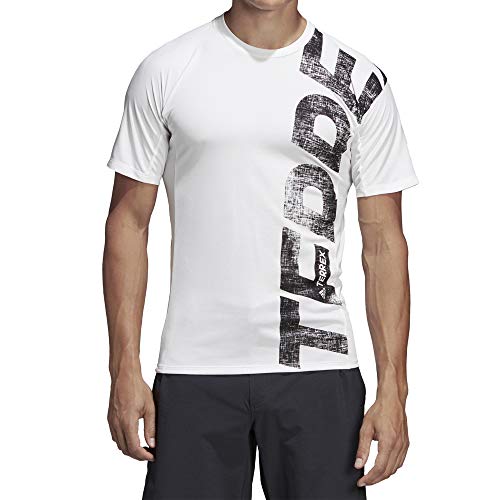 adidas Herren Trailcross T-Shirt, White, 54 von adidas