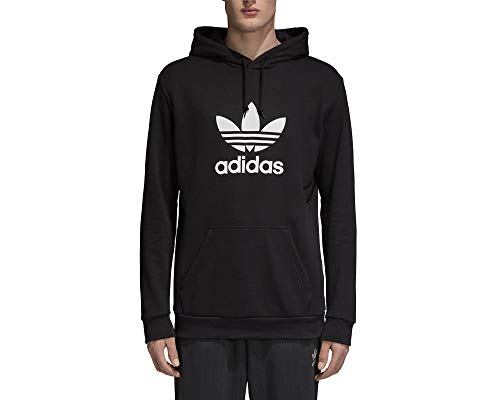 adidas Herren Hoody Trefoil, Black, S, DT7964 von adidas