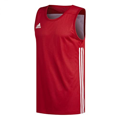 Adidas, 3G Speed Reversible, Basketball Trikot, Power Rot/Weiß, L, Mann von adidas