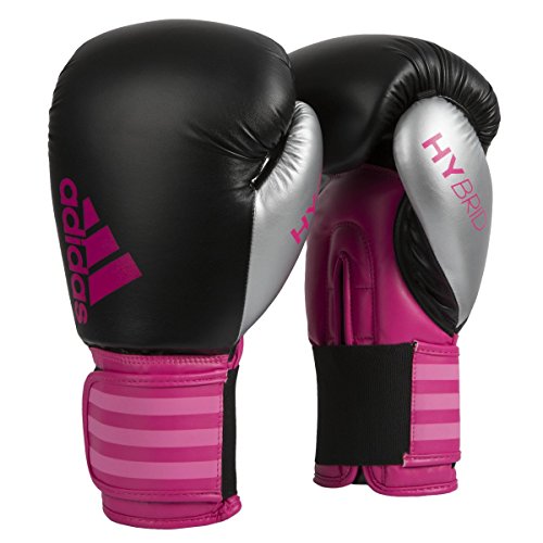 adidas Hybrid 100 Dynamic Fit Handschuhe, Schwarz (Black/Shock Pink), Gr. 8 oz von adidas