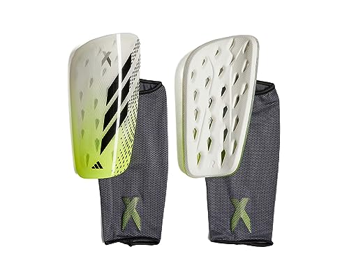 adidas IA0841 X SG LGE Shin guards Unisex Adult white/black/lucid lemon Größe M von adidas