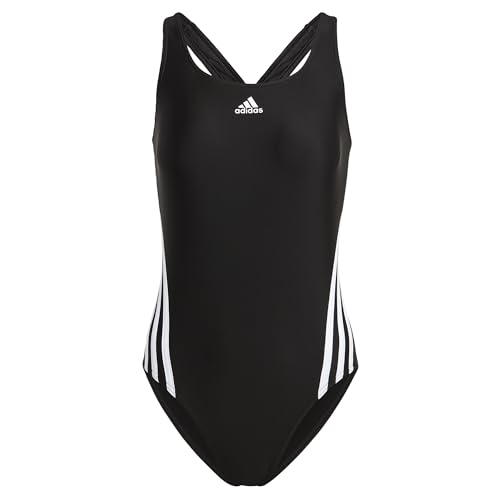 adidas IB5986 3S Swimsuit Swimsuit Damen Black/White Größe 32 von adidas