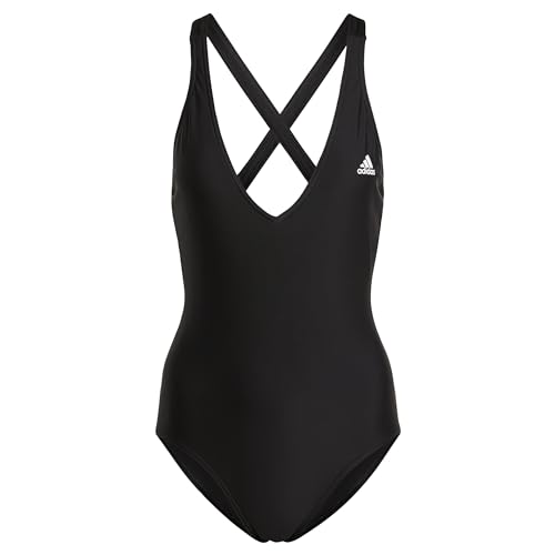Adidas IB7705 3S SPW Suit Swimsuit Damen Black/White Größe 52 von adidas