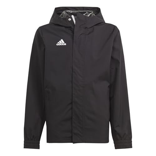 adidas Unisex Kinder Entrada 22 All-Weather Jacket, Black, 15-16 Years von adidas
