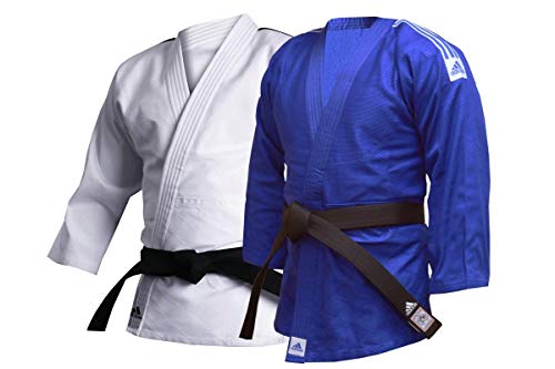 adidas Judo-Uniform Trainingsanzug für Kampfsport, 500 g, blau, 170 von adidas