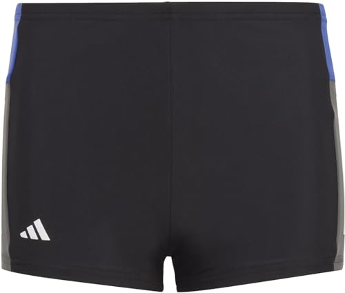 adidas Jungen Cb 3s Boxer Wettkampf-Schwimmanzug, Schwarz/Azusem/Grau/Weiß, 15 años von adidas