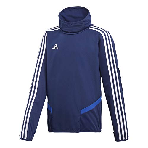 adidas Jungen Fleece Warm Shooting 19 Fußball-Sweatshirt, Blu_Bianco, 9A von adidas