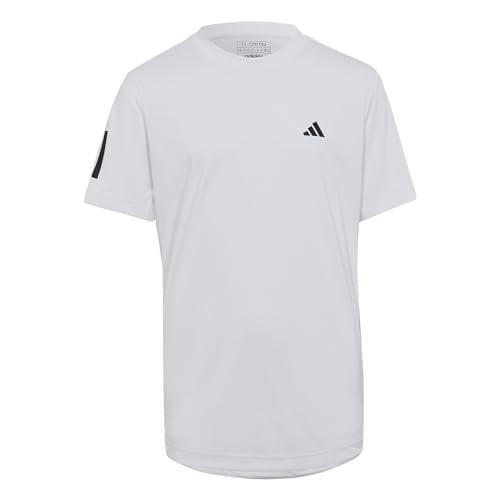 adidas Jungen T-Shirt (Short Sleeve) B Club 3Str Tee, White, HR4287, 164 von adidas